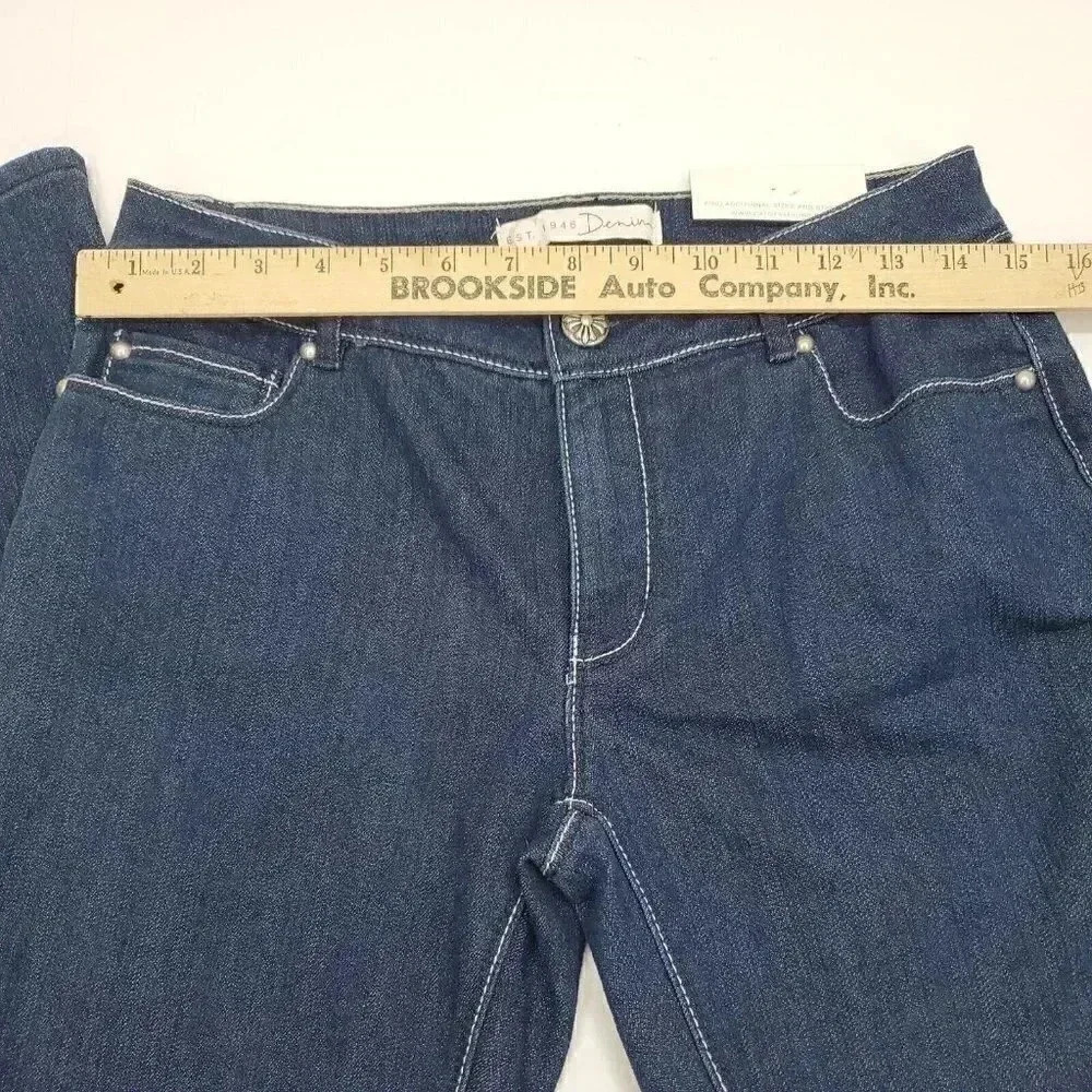 EST. 1946 Denim Contemporary Skinny Ankle Jeans Women's Size 6 New with Tags - Picture 2 of 11